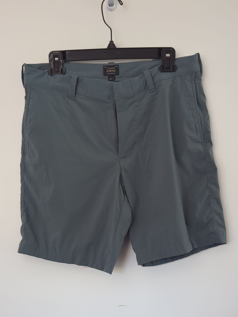 J. Crew Men's Flat-Front Performance Shorts - Slate Teal